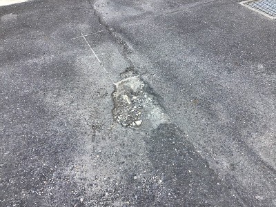 日本的沥青路面开裂