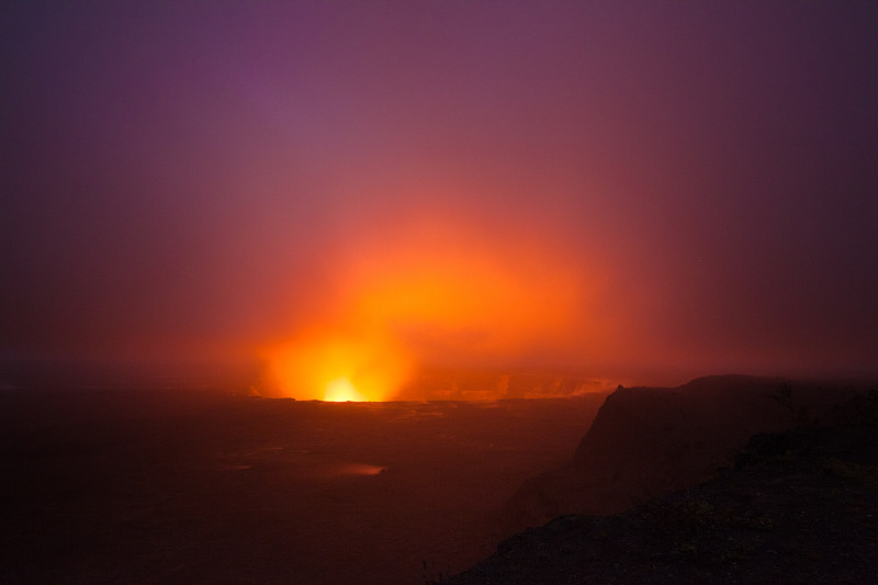 喷发的火山