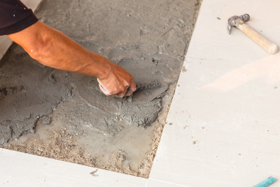用于房屋建筑的地砖安装