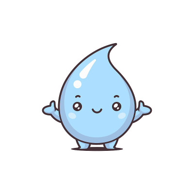 水滴卡哇伊吉祥物
