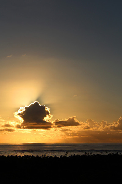 金色的夕阳cloudscape