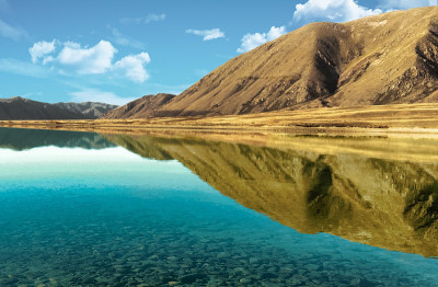 壮丽的风景在极端地形的湖区的高国家