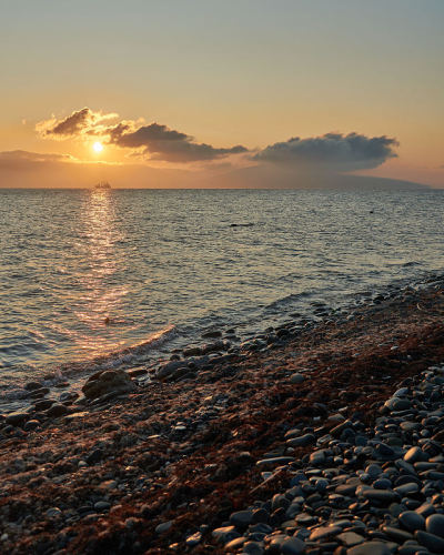 黑海海滩日出