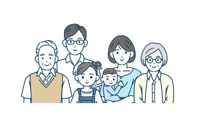 日本家庭插图