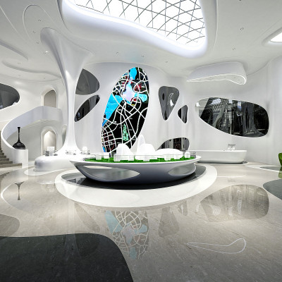 展厅3d效果图