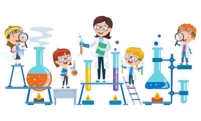小学生做化学实验