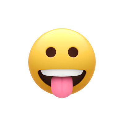 顽皮的笑脸