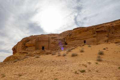 沙特阿拉伯Al Ula附近的Mada'in Saleh (Al- hijr & Hegra)考古遗址