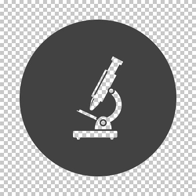 学校显微镜图标