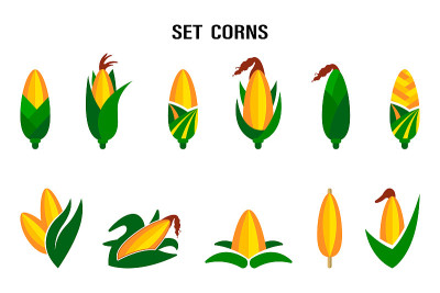 Qualitative original trendy vector set with sweet 