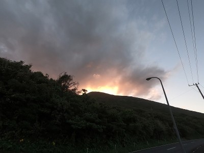 八条岛的日落