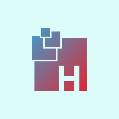 数字首字母H图标设计