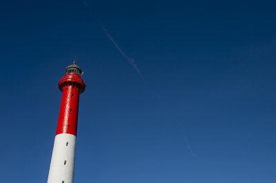 灯塔，拉库伯，拉Tremblade, Charente-Maritime，法国