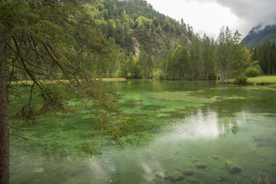 Schiederweiher，美丽的奥地利湖，靠近Hinterstoder