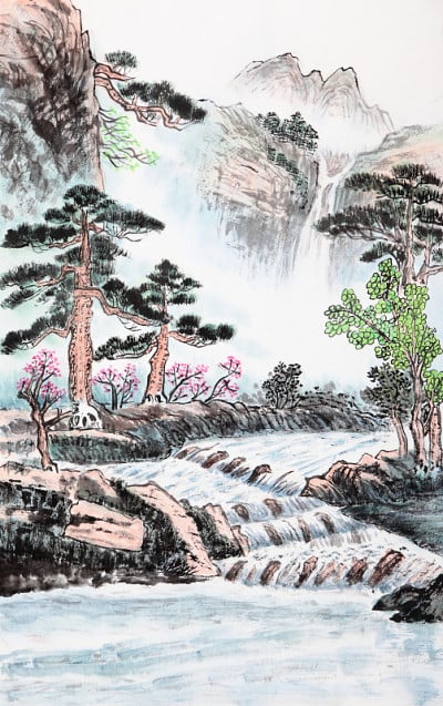 国画、山水画