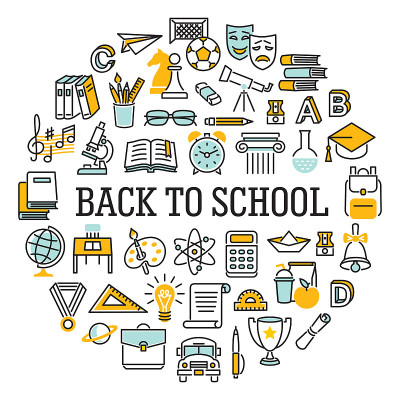 圈学校教育图标设置