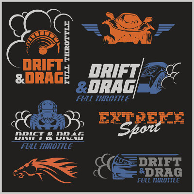 漂移，Drag racing，调谐，汽车运动-一套汽车