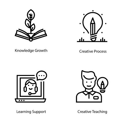 E learning Line Icons Pack