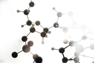 分子在科学实验室测试的分子DNA