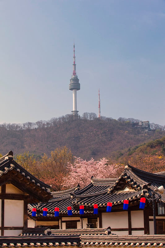 韩国首尔南山峪韩屋村。