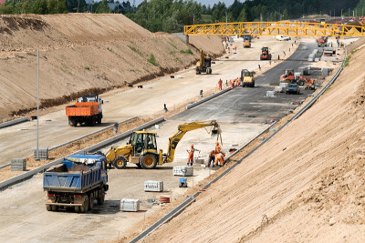 新路的建筑工地