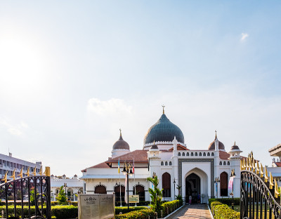 Keling Mosque上尉，槟榔最古老的清真寺。