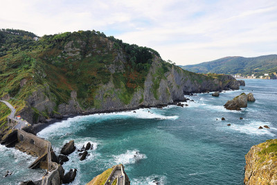 San Juan de Gaztelugatxe 的景色