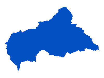 中非共和国地图