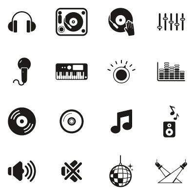 DJ或DJ设备图标
