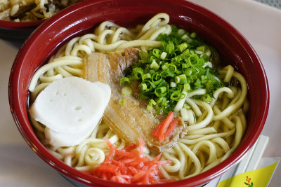 冲绳荞麦面特写