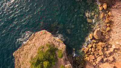 Beautiful cliffs on west coast of Portugal near Ca