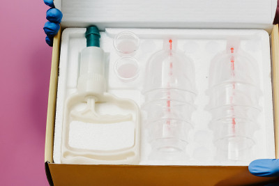 hijama。真空泵和罐的hijama。