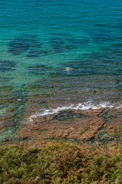 菲勒角大西洋海岸，英吉利海峡，法国西北部的布列塔尼