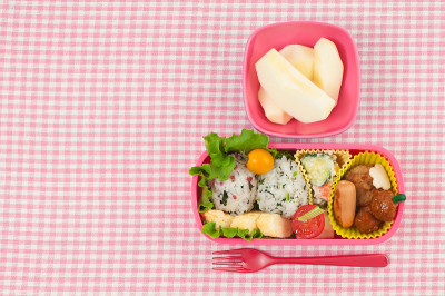 日本色彩斑斓的午餐