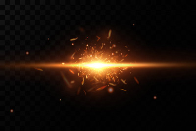 烈火的火花。fire.Vector的火花。