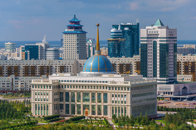 哈萨克斯坦的Ak Orda在努尔苏丹市的总统住宅