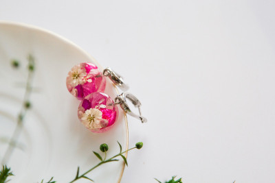 真花环氧树脂，珠宝