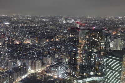 东京的鸟瞰图
