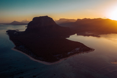 毛里求斯的Le Morne