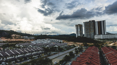 住宅和公寓的风景拍摄