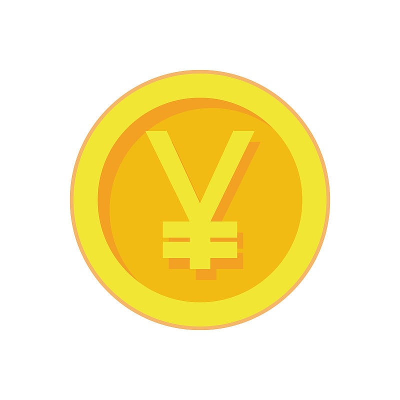 Coin money flat icon