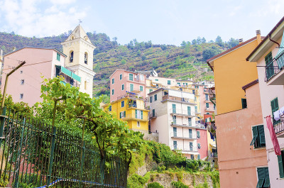 Manarola，五个地球，意大利