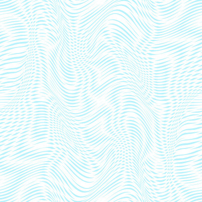 浅蓝色moiré图案。新浪潮。向量无缝模式