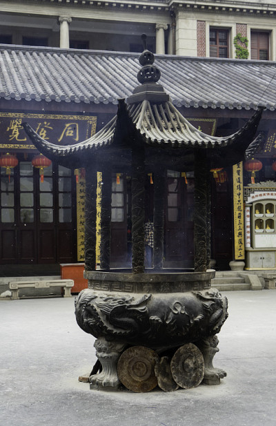 中国上海玉佛寺内