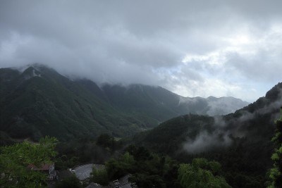 日本熊野的山脉