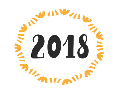 2018年，手写体