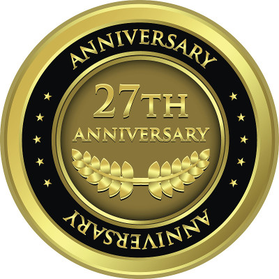 二十七周年金质奖章