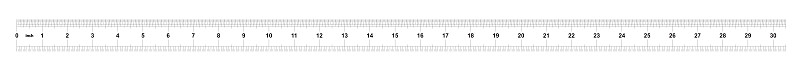 Ruler 30 inches, Imperial and Metric sistem size i