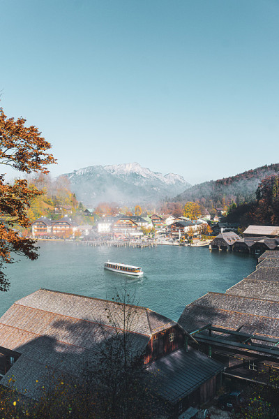 Konigssee,巴伐利亚,德国