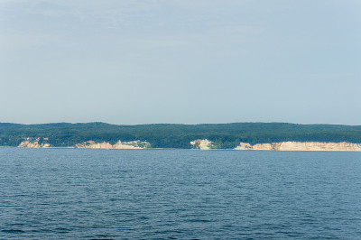 Kreidefelsen田园诗般的景色，Rügen，德国